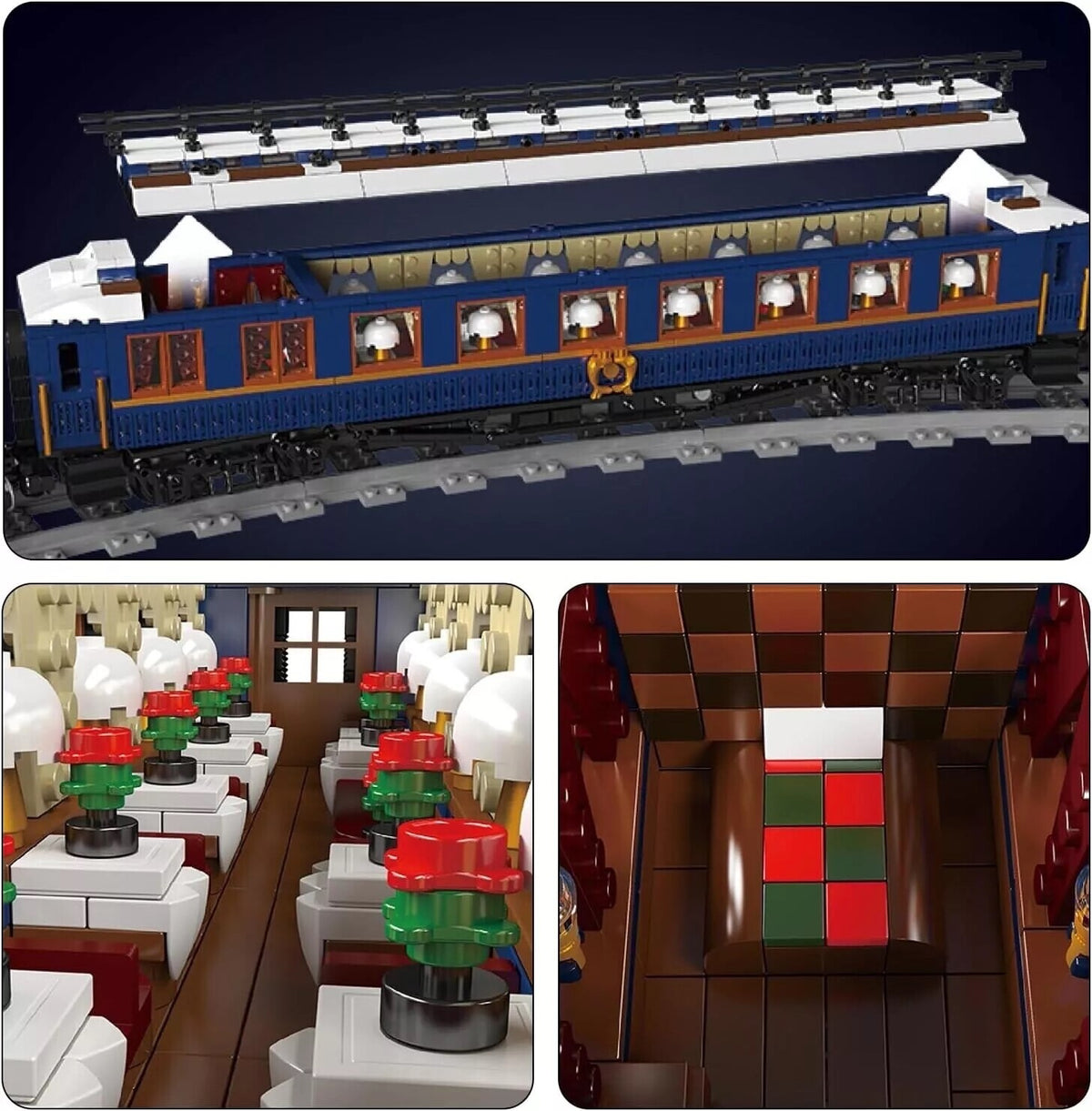 Mould King 12025 SNCF 231 Orient Express RC Steam Train – 4,261 Pieces