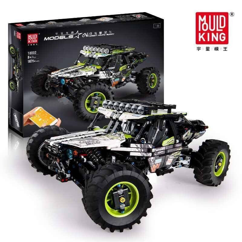 Mould King 18002 Green Hound 4x4 RC Off-Road Buggy – 2,016 Pieces