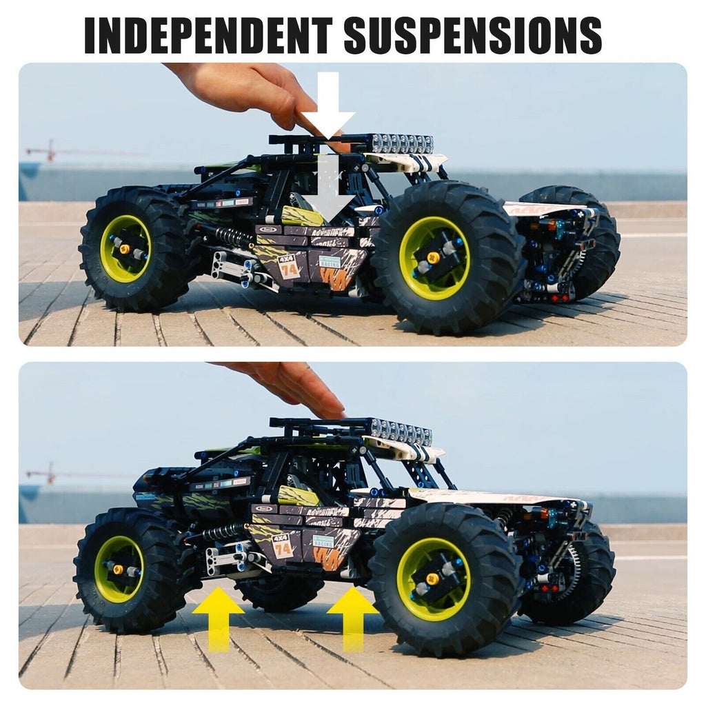 Mould King 18002 Green Hound 4x4 RC Off-Road Buggy – 2,016 Pieces