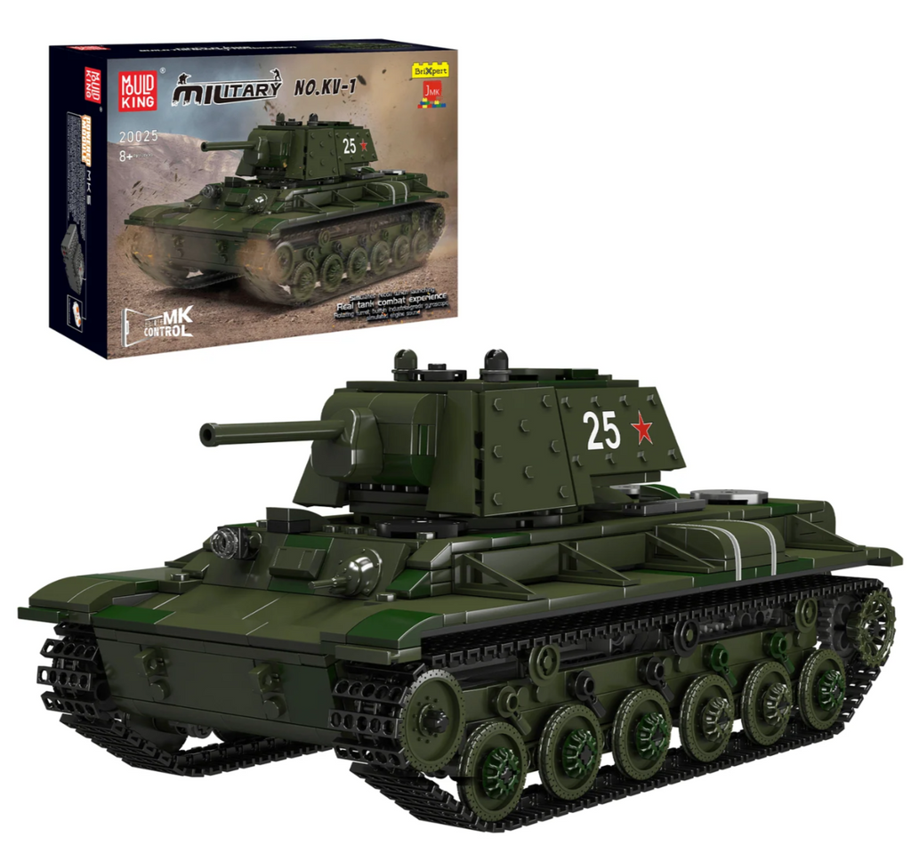 Mould King 20025 RC KV-1 Heavy Tank Building Set – 924 Pieces